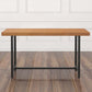 Juego de mesa de bar moderno, juego de altura de mostrador de madera maciza de 1/6 piezas para interior