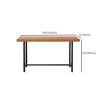 Set di tavoli da bar moderni 1/6 pezzi contropiede in legno massiccio set per interno