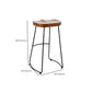 Juego de mesa de bar moderno, juego de altura de mostrador de madera maciza de 1/6 piezas para interior