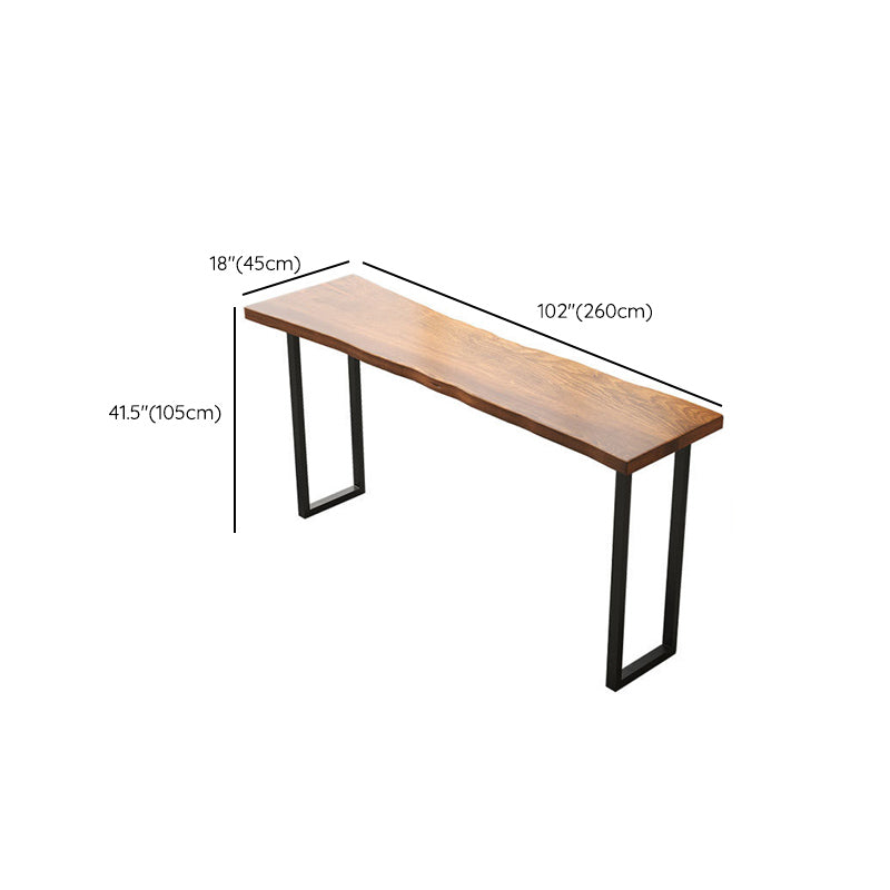 Industrial Bar Table Set 1/7 Pieces Solid Wood Bistro Set for Indoor Clearhalo 'Bar Furniture' 'furn' 'furn_home_bar_bar_sets' 'Furniture' 'Home Bars & Bar Sets' 'home_bar_bar_sets' 'Kitchen & Dining Furniture' 6249117