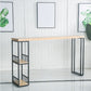 Natural Bar Table Set Industrial 1/3 Pieces Rectangle Solid Wood Counter Table Set Clearhalo 'Bar Furniture' 'furn' 'furn_home_bar_bar_sets' 'Furniture' 'Home Bars & Bar Sets' 'home_bar_bar_sets' 'Kitchen & Dining Furniture' 6249127
