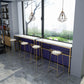 Faux Marble Bar Table Set Glam Style 1/3/5 Pieces Rectangle Counter Table Clearhalo 'Bar Furniture' 'furn' 'furn_home_bar_bar_sets' 'Furniture' 'Home Bars & Bar Sets' 'home_bar_bar_sets' 'Kitchen & Dining Furniture' 6249146