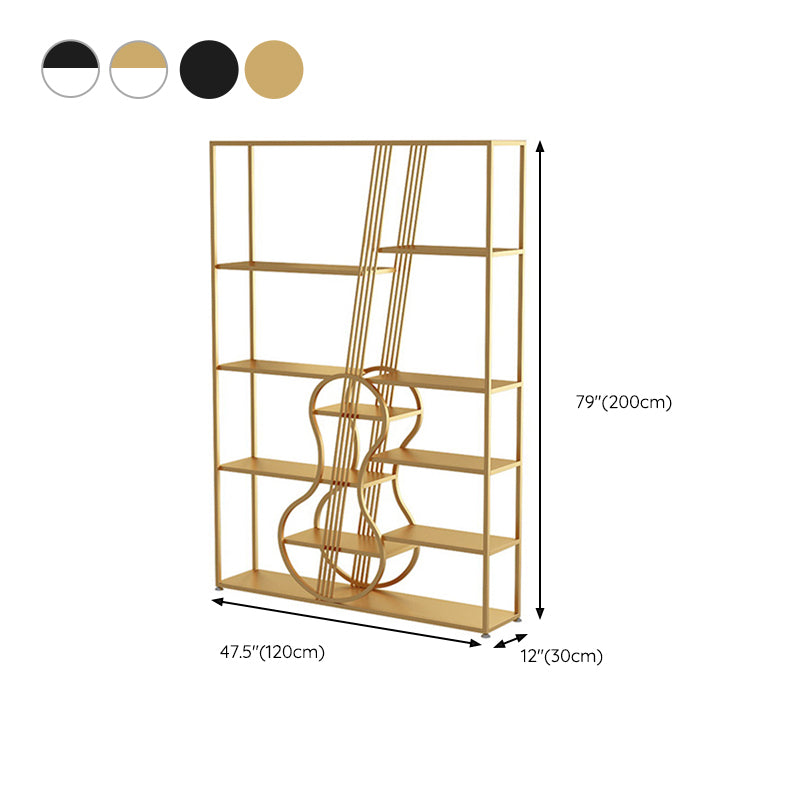 Libreria moderna del ripiano in metallo libreria a riposo con ripiani per soggiorno