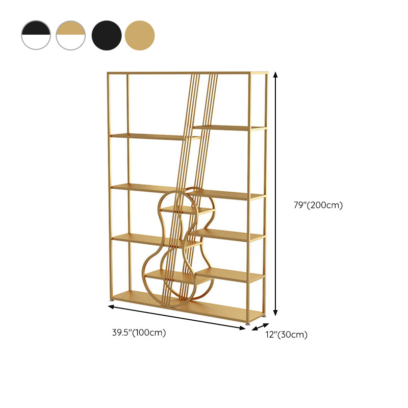 Libreria moderna del ripiano in metallo libreria a riposo con ripiani per soggiorno