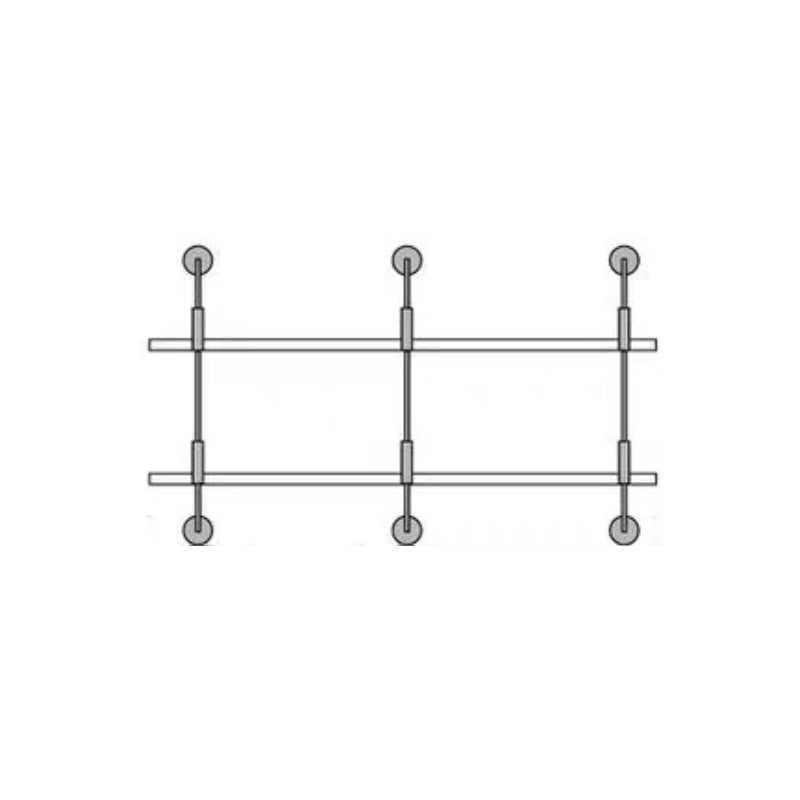 Metal and Wood Glam Shelf Bookcase Gold Wall Mounted Bookshelf for Office