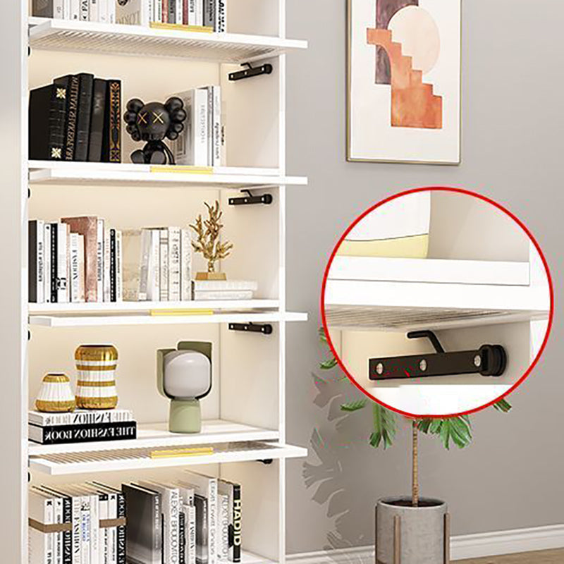 Modem Wooden Bookshelf Standard Shelf Bookshelf for Home Office 13.9" Wide Clearhalo 'Bookcases' 'furn' 'furn_bookcases' 'Furniture' 'Office Furniture' 6249426