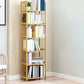 Modern Bamboo Etagere Bookshelf Bedroom Vertical Open Shelf Bookcase with Shelves
