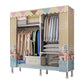 Armoire de garde-robe contemporaine avec étagères Closet de garde-robe en acier pour chambre à coucher