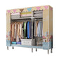 Armoire de garde-robe contemporaine avec étagères Closet de garde-robe en acier pour chambre à coucher
