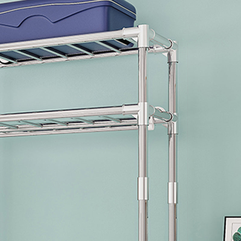 Armoire de garde-robe contemporaine avec étagères Closet de garde-robe en acier pour chambre à coucher