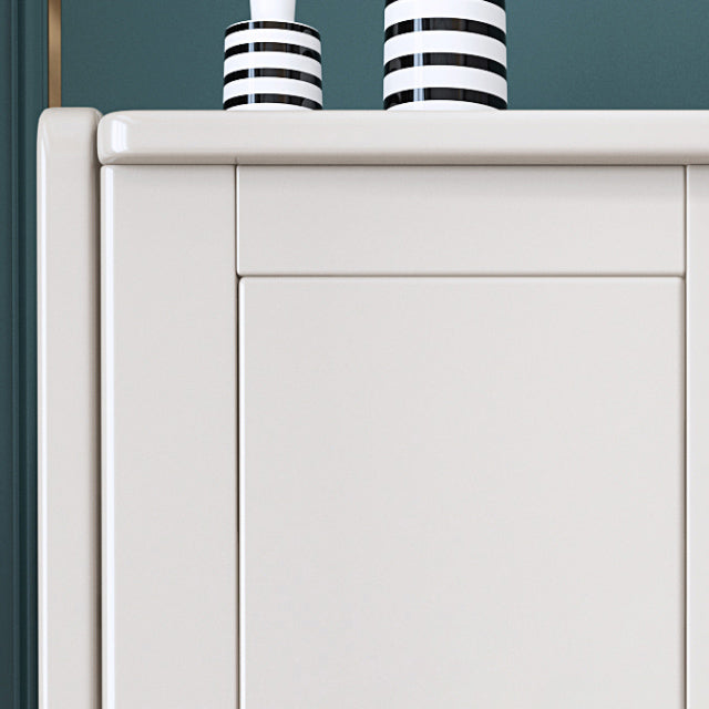 Traditionele rubberwood garderobe met lade matte afwerking Kast voor thuis