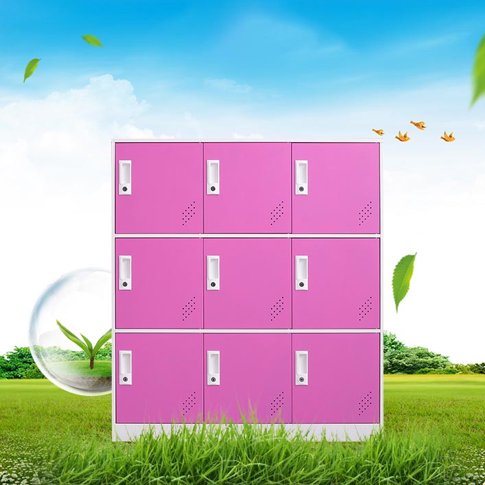 Non-Hanging Armoire with Lock Contemporary Storage Cabinet for Home