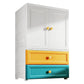 Armoire de garde-robe en plastique armoire de garde-robe contemporaine avec jambes