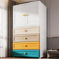 Armoire de garde-robe en plastique armoire de garde-robe contemporaine avec jambes