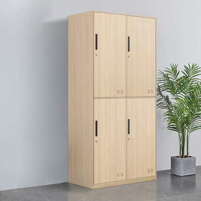 Armoire de rangement industrielle finale mate en métal avec portes à charnière