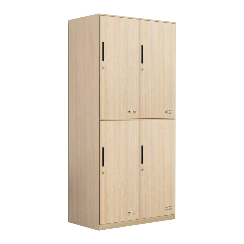 Armoire de rangement industrielle finale mate en métal avec portes à charnière