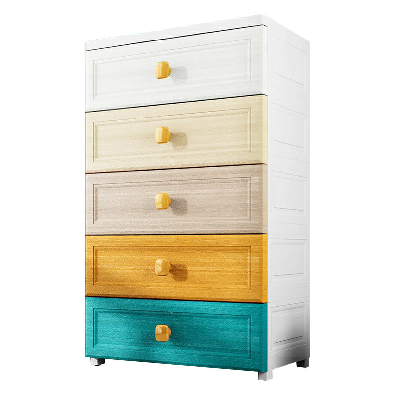 Non-Hanging Armoire with Legs Modern Storage Cabinet with Drawer