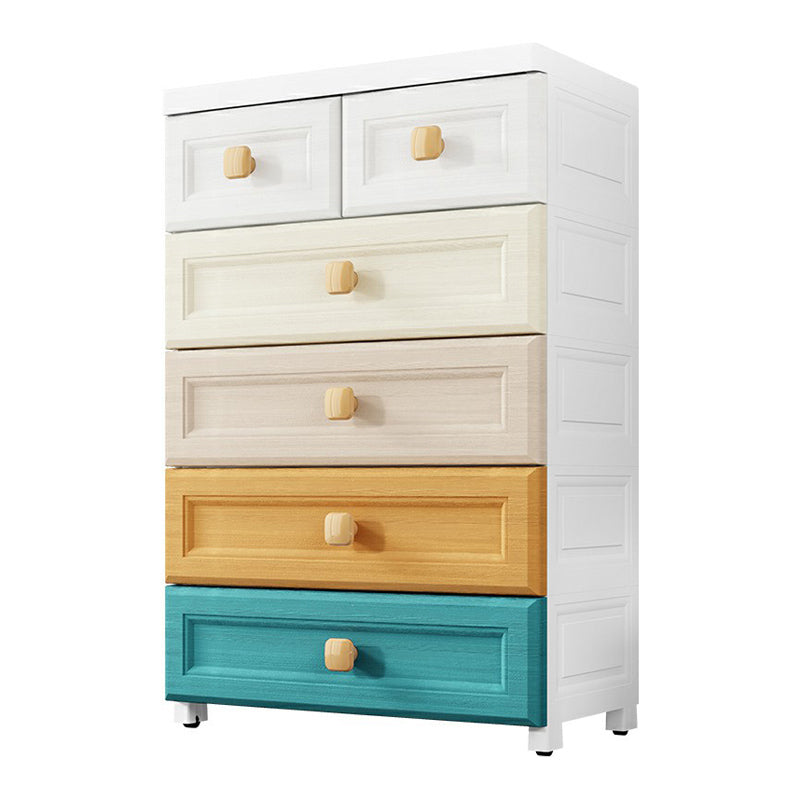 Non-Hanging Armoire with Legs Modern Storage Cabinet with Drawer