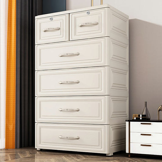 Non-Hanging Armoire with Legs Modern Storage Cabinet with Drawer