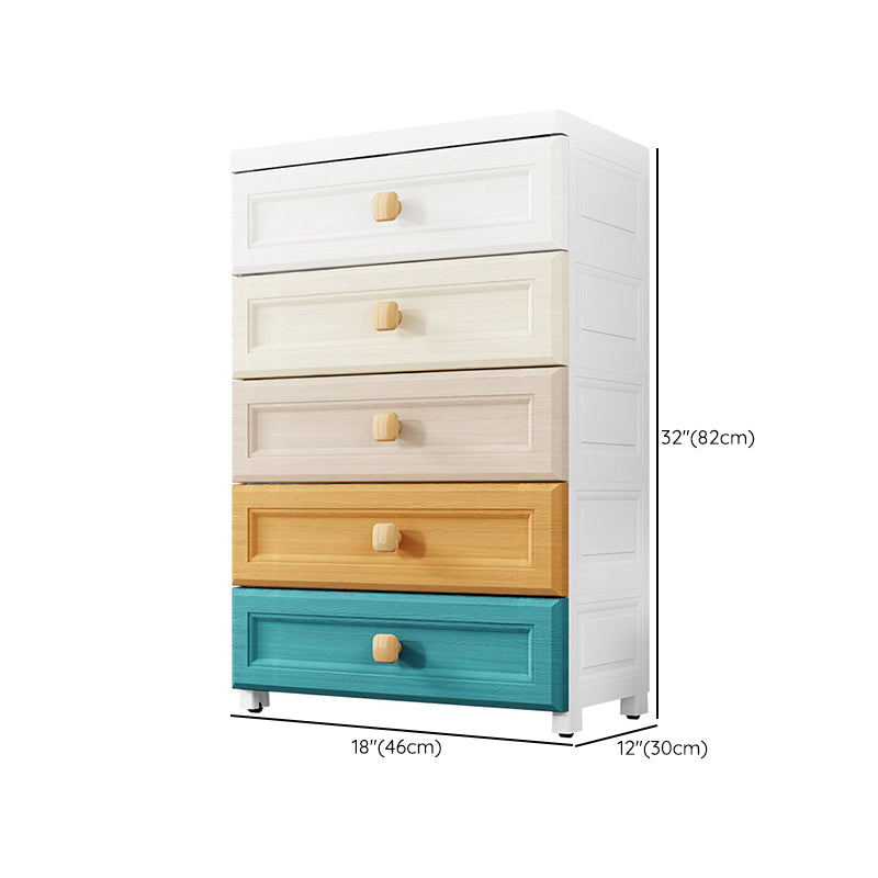Non-Hanging Armoire with Legs Modern Storage Cabinet with Drawer