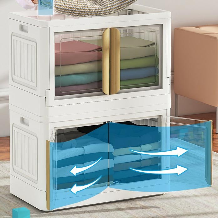 Eigentijdse niet-hangende Armoire plastic vrijstaande garderobe kast met deur