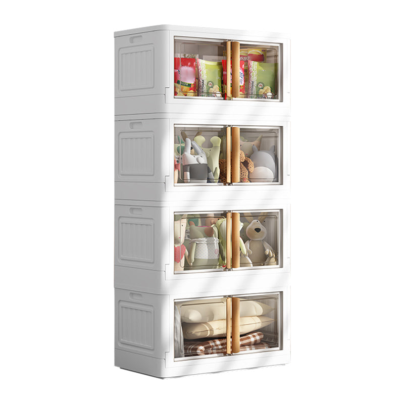 Eigentijdse niet-hangende Armoire plastic vrijstaande garderobe kast met deur