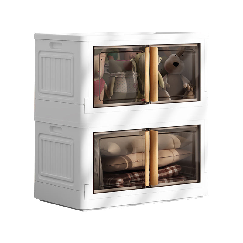 Eigentijdse niet-hangende Armoire plastic vrijstaande garderobe kast met deur