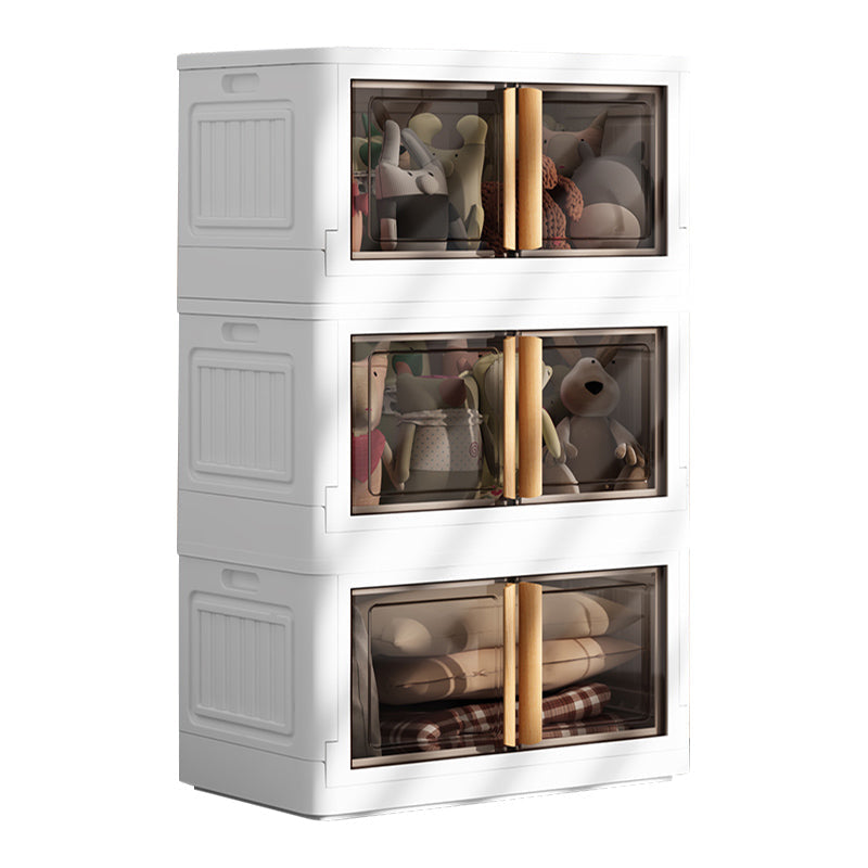 Eigentijdse niet-hangende Armoire plastic vrijstaande garderobe kast met deur