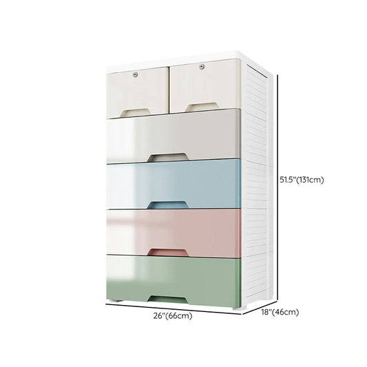 Plastic Storage Cabinet with Legs Modern Wardrobe Armoire for Home