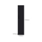 Black Steel Wardrobe with Hinged Door Industrial Storage Cabinet for Bathroom Clearhalo 'Armoires & Wardrobes' 'armoires_wardrobes' 'Bedroom Furniture' 'furn' 'furn_armoires_wardrobes' 'Furniture' 6249874