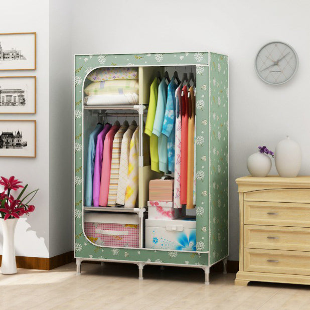 Eigentijdse stijl huisgarderobe stalen garderobe kast met planken