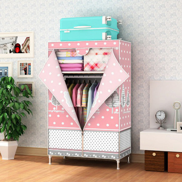 Eigentijdse stijl huisgarderobe stalen garderobe kast met planken