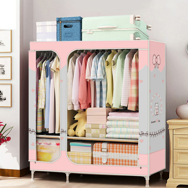 Eigentijdse stijl huisgarderobe stalen garderobe kast met planken