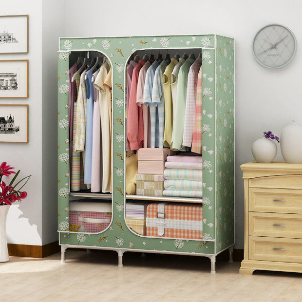 Eigentijdse stijl huisgarderobe stalen garderobe kast met planken