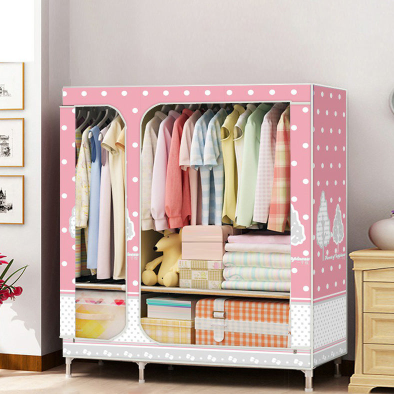 Eigentijdse stijl huisgarderobe stalen garderobe kast met planken