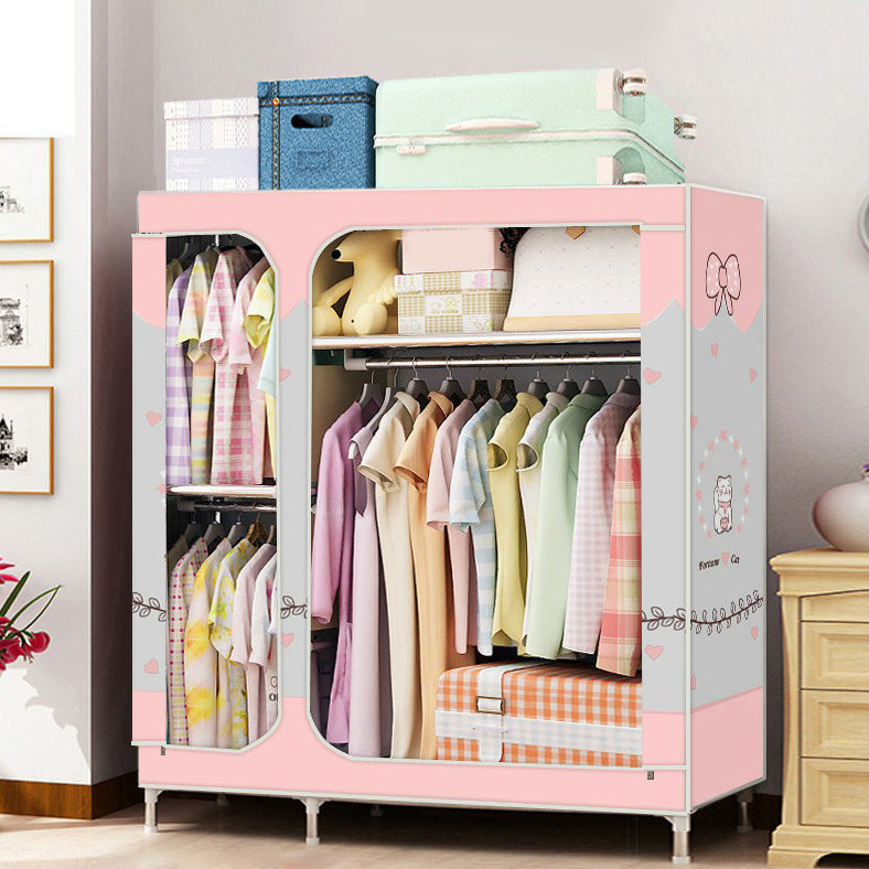 Eigentijdse stijl huisgarderobe stalen garderobe kast met planken