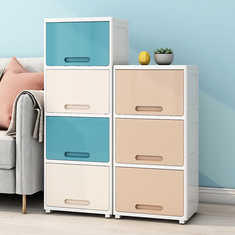 5-Door Storage Cabinet with Legs Non-Hanging Armoire for Home