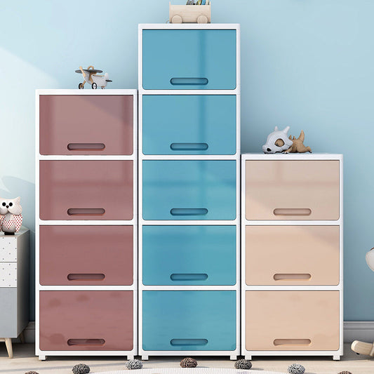 5-Door Storage Cabinet with Legs Non-Hanging Armoire for Home