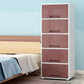 5-Door Storage Cabinet with Legs Non-Hanging Armoire for Home
