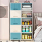 5-Door Storage Cabinet with Legs Non-Hanging Armoire for Home