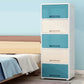 5-Door Storage Cabinet with Legs Non-Hanging Armoire for Home