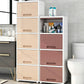 5-Door Storage Cabinet with Legs Non-Hanging Armoire for Home