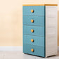 5-drawer Storage Cabinet with Legs Modern Non-Hanging Armoire