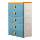 5-drawer Storage Cabinet with Legs Modern Non-Hanging Armoire
