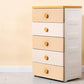 5-drawer Storage Cabinet with Legs Modern Non-Hanging Armoire