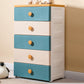 5-drawer Storage Cabinet with Legs Modern Non-Hanging Armoire