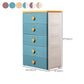 5-drawer Storage Cabinet with Legs Modern Non-Hanging Armoire
