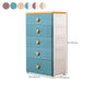 5-drawer Storage Cabinet with Legs Modern Non-Hanging Armoire