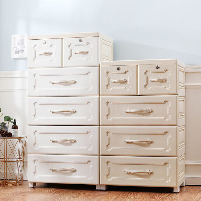 Armoire de rangement contemporaine avec des jambes Armoire non conservatrice en plastique
