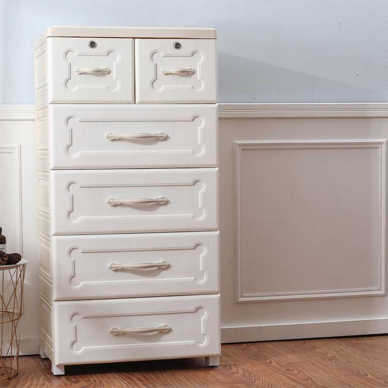 Armoire de rangement contemporaine avec des jambes Armoire non conservatrice en plastique